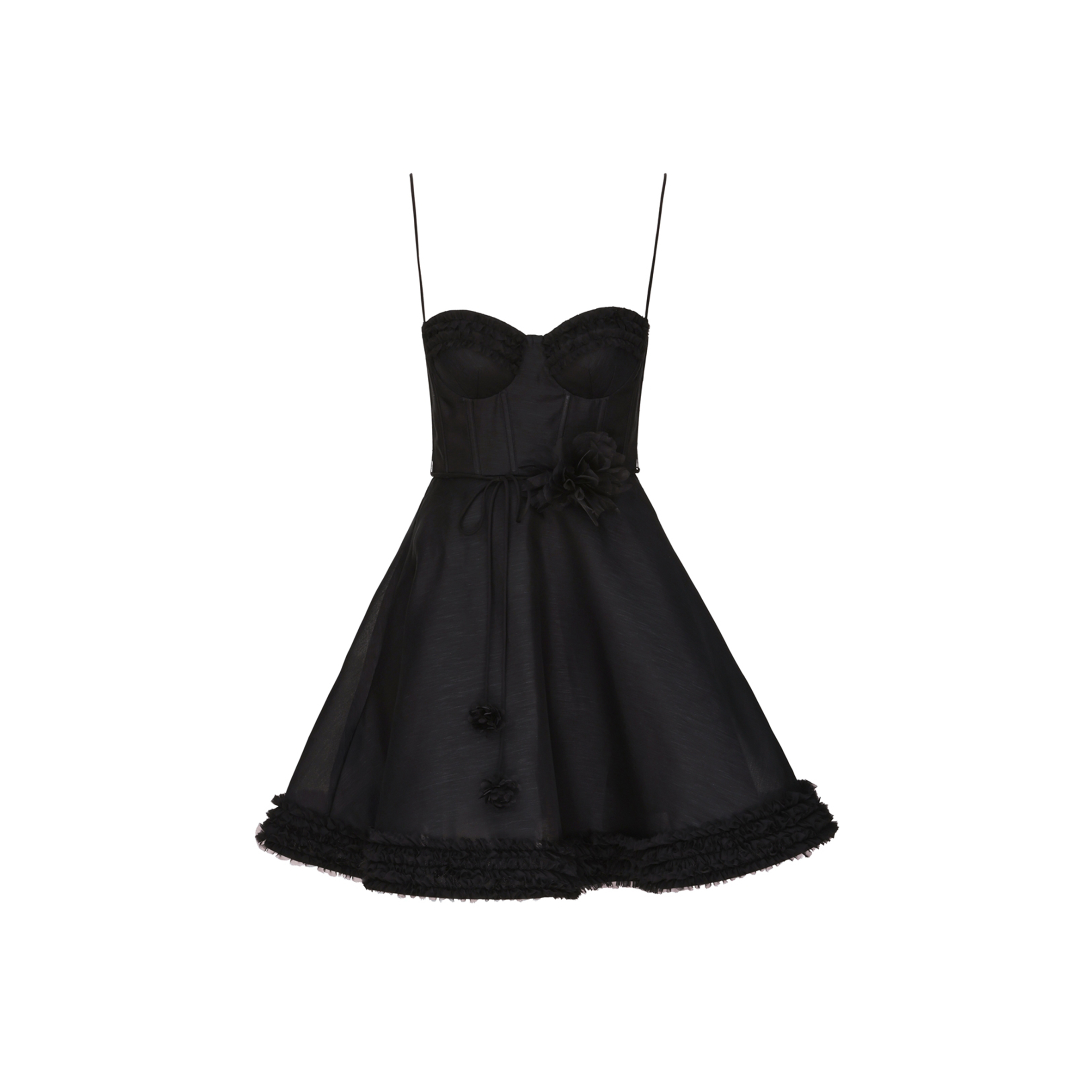 ZIMMERMANN LUNA RUFFLE MINI DRESS 7569DS261